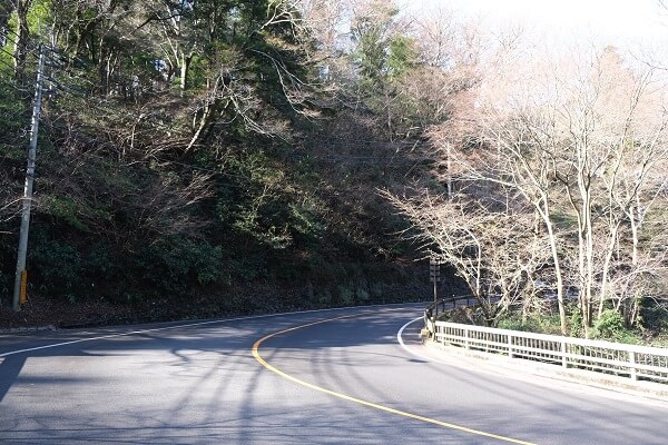 武蔵野別館前の坂